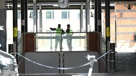 Attack, Linköping central station Stock Footage 194703583