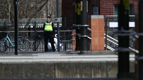 Attack, Linköping central station Stock Footage 194703592