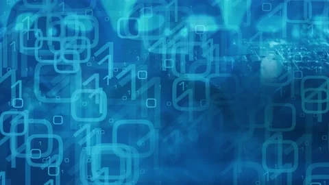 Attack machine artificial cyber algorithm, concept futuristic communication Stock Footage 156169690