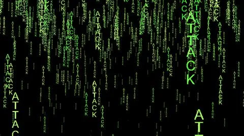 Attack online web concept 3d illustration 写真素材