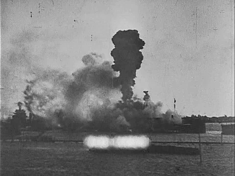 The Attack on Pearl Harbor, British and Dutch troops and various Allied defeats Video stock 79453494
