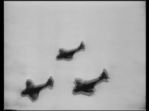 Attack on Pearl Harbor December 7, 1941 Stock Footage 82260683