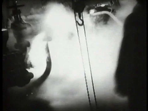 The attack on Pearl Harbor happens without warning and a Japanese man proclaimsƒ Stock Footage 75306850