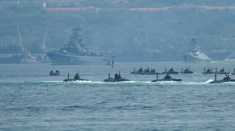 Attack Russian amphibious assault on an APC Stock Footage 66907547