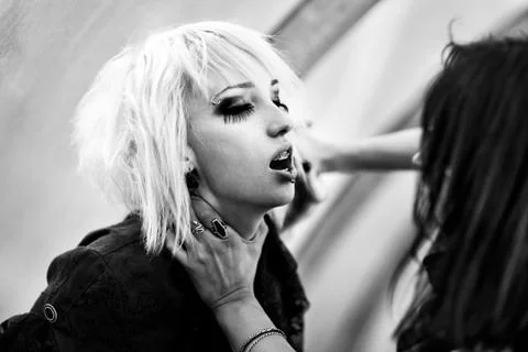 Attack on street 写真素材