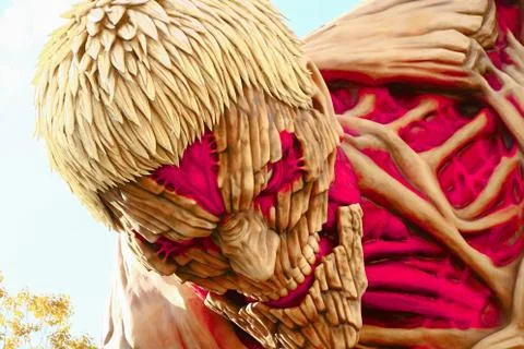 Attack on Titan attraction Stock Photos