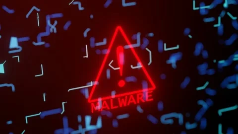 Attack with the use of malware. Stock Footage 162349689