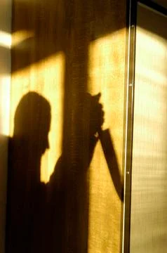 An attacker with a knife Stock Photos