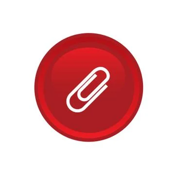 Attahment icon web Illustrazione stock