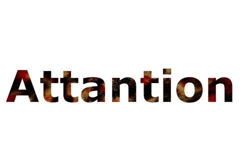 Attantion Stock Illustration