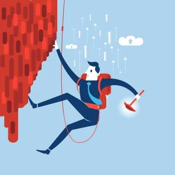 Attempt to success Stock Illustration