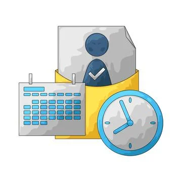 Attendance illustration Stock Illustration