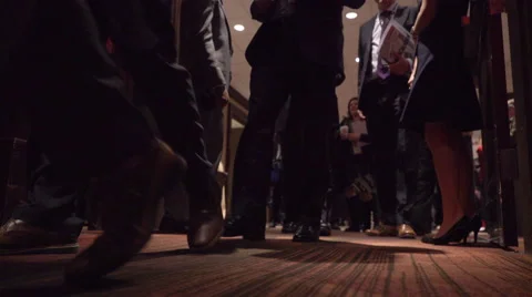 Attendees at a conference Stock Footage 62414672