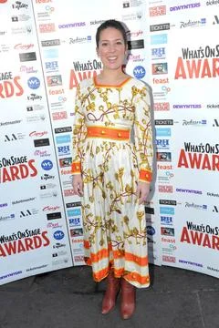  Attends the Whatsonstage.com Awards 2014 Launch Party Café de Paris, 3-4 .. 스톡 사진