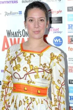  Attends the Whatsonstage.com Awards 2014 Launch Party Café de Paris, 3-4 .. 스톡 사진