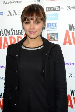  Attends the Whatsonstage.com Awards 2014 Launch Party Café de Paris, 3-4 .. 스톡 사진