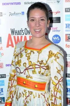  Attends the Whatsonstage.com Awards 2014 Launch Party Café de Paris, 3-4 .. 스톡 사진