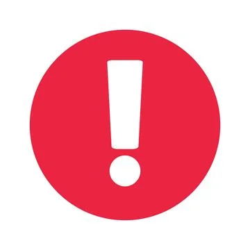 Attention and notification. Exclamation mark icon. Vectors. Stock Illustration