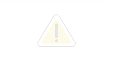 Attention animated sign for design. Warning icon. Attention sign. Stock Footage 155446069