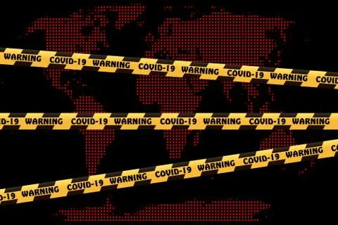 Attention, caution, virus. Stock Illustration