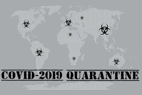 Attention, caution, virus. Stock Illustration