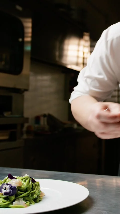 The Attention Of A Chef For Every Detail Stock Footage 274850321