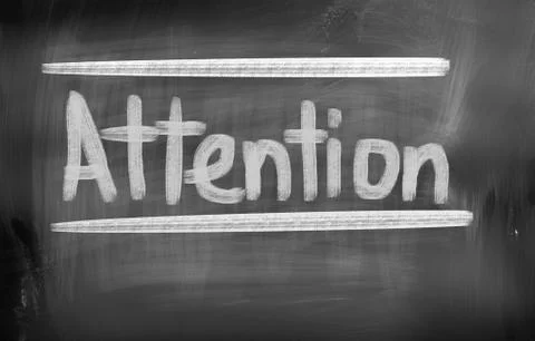 Attention concept Stock Illustration