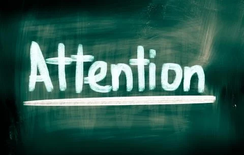 Attention concept Stock Illustration