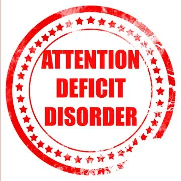 Attention deficit disorder Stock Illustration