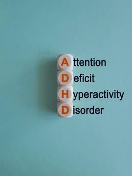 Attention deficit hyperactivity disorder ADHD concept. Stock Photos