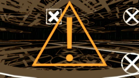 Attention Error 4K 01 Stock Footage 108501112