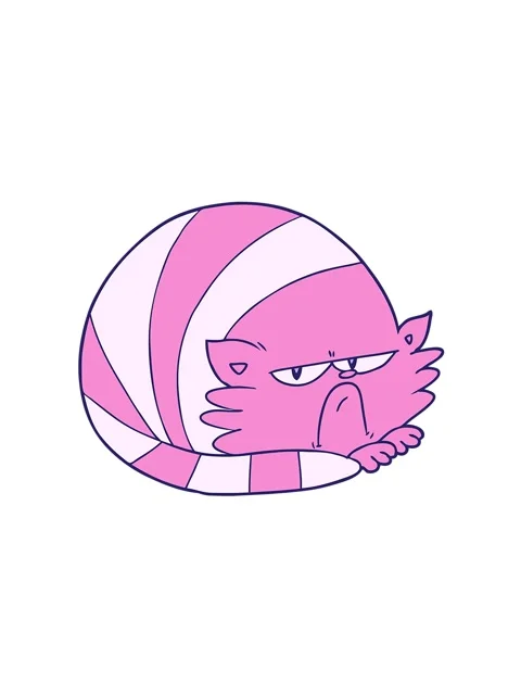 Attention grabbing animation of cartoon grumpy cat 動画素材 324252905