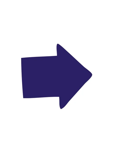 Attention grabbing animation of design element of a pointing arrow Stock Footage 324343254