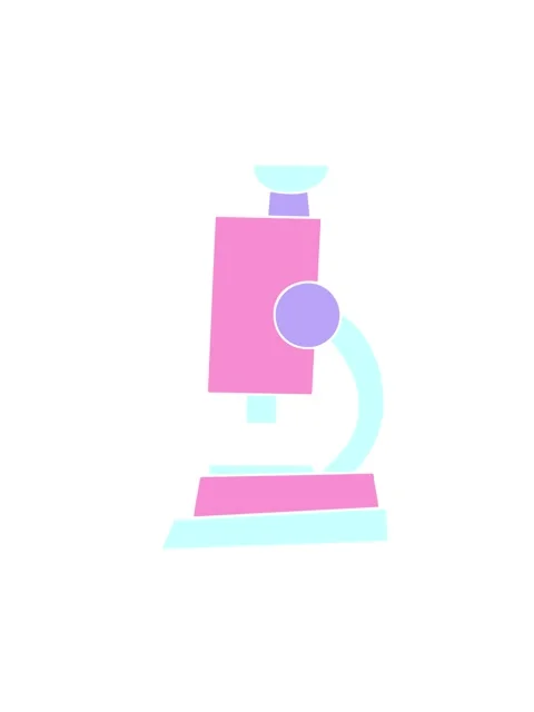 Attention grabbing animation of flat symbol of a science microscope icon Stock Footage 324397855