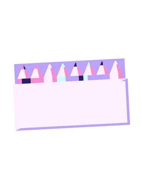 Attention grabbing animation of pack of coloring pencils graphic vector ill.. Stock Footage 324232969