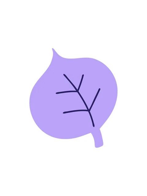 Attention grabbing animation of simple leaf Video stock 324125159