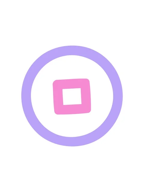 Attention grabbing animation of stop button symbol icon Stock Footage 324389682