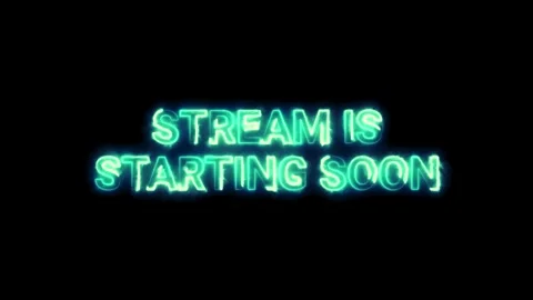 Attention-Grabbing 'Stream Starting Soon' 4K Animation for Work Stock-Footage 297960758