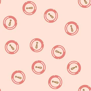 Attention icon alert vector seamless pattern Stockillustratie