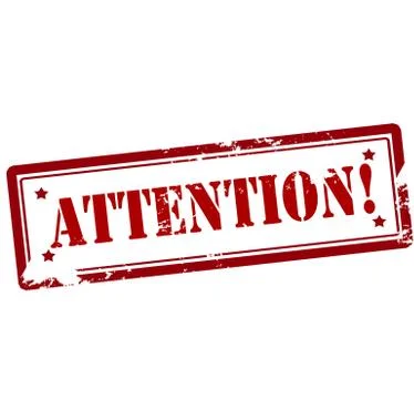 Attention Stock Illustration