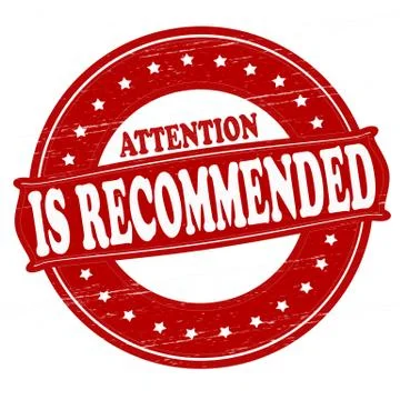 Attention Illustrazione stock