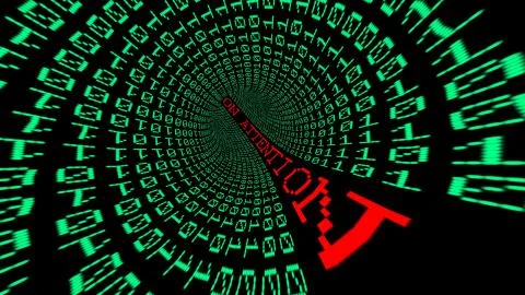 Attention matrix data concept Stock Illustration