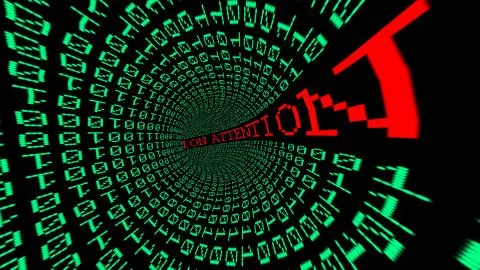 Attention matrix data concept Stock Illustration