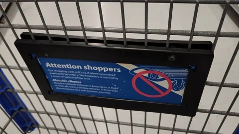 Attention Shoppers Cart | Stock Video