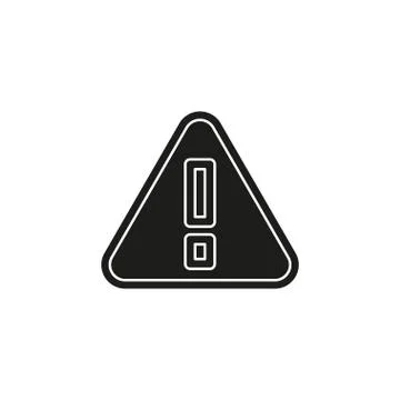 Attention sign - caution alert symbol Stock Illustration