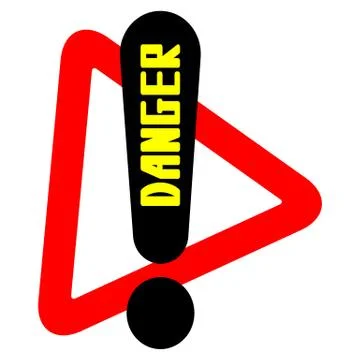 Attention sign. Stock Illustration
