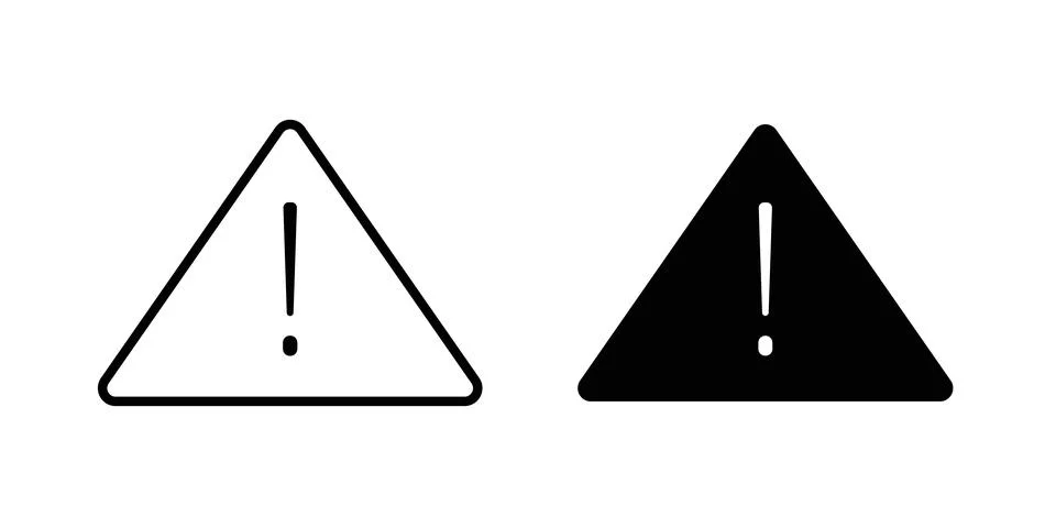 Attention sign vector symbol graphics 스톡 일러스트