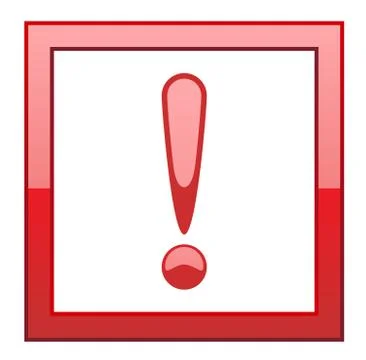 Attention symbol Illustrazione stock