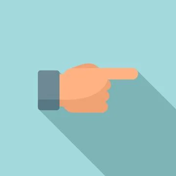 Attention teen problems icon, flat style Illustrazione stock