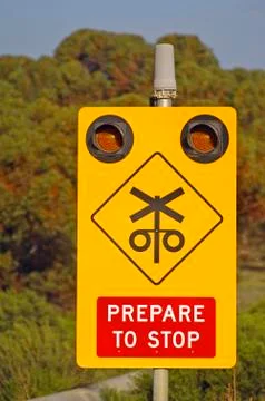 Attention with the trains Stock Photos